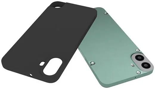 Nothing CMF Phone 1 Hoesje Dun TPU Back Cover Matte Zwart afbeelding 2