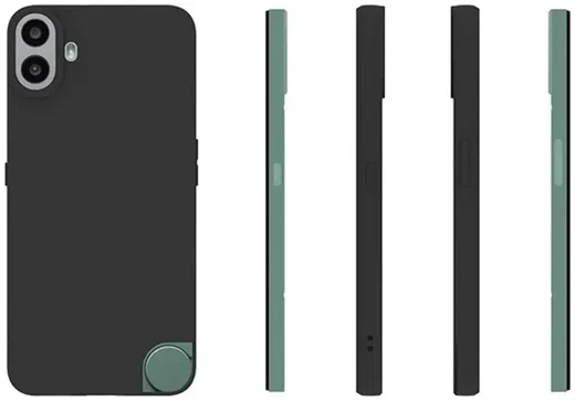 Nothing CMF Phone 1 Hoesje Dun TPU Back Cover Matte Zwart afbeelding 5