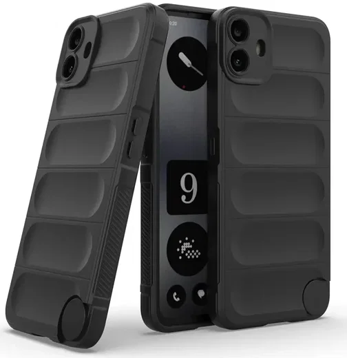 Nothing CMF Phone 1 Hoesje Rugged TPU Back Cover Zwart afbeelding 2