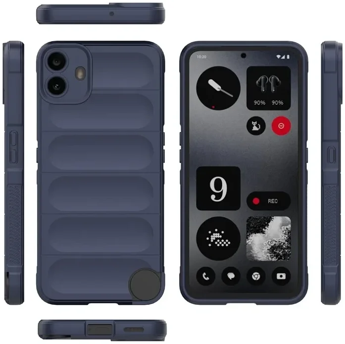 Nothing CMF Phone 1 Hoesje Rugged TPU Back Cover Donker Blauw afbeelding 3