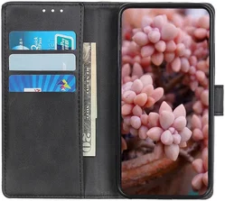 Asus Zenfone 10 Hoesje Wallet Book Case Kunstleer Zwart afbeelding