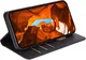 Motorola Edge 50 Fusion Hoesje Wallet Book Case Kunstleer Zwart afbeelding 3