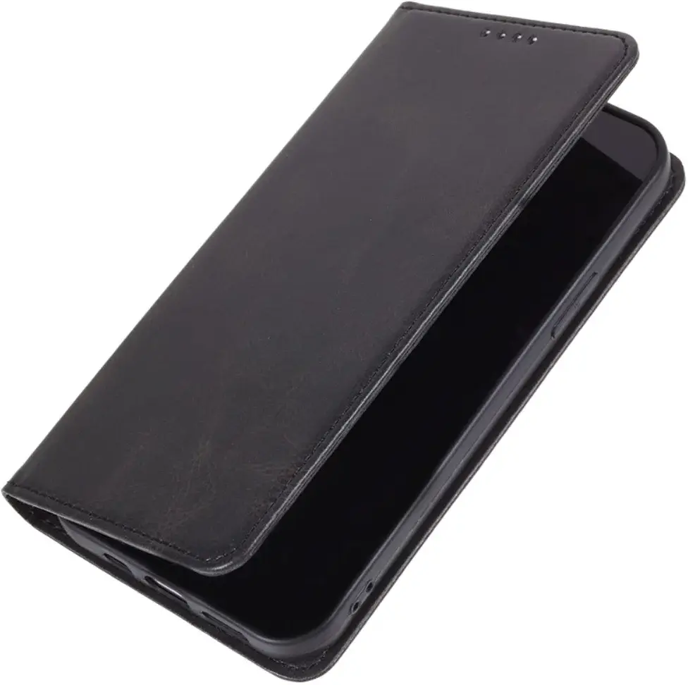 Motorola Edge 50 Fusion Hoesje Wallet Book Case Kunstleer Zwart afbeelding 5