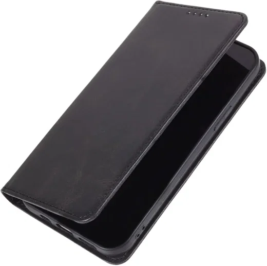 Motorola Edge 50 Fusion Hoesje Wallet Book Case Kunstleer Zwart afbeelding 5