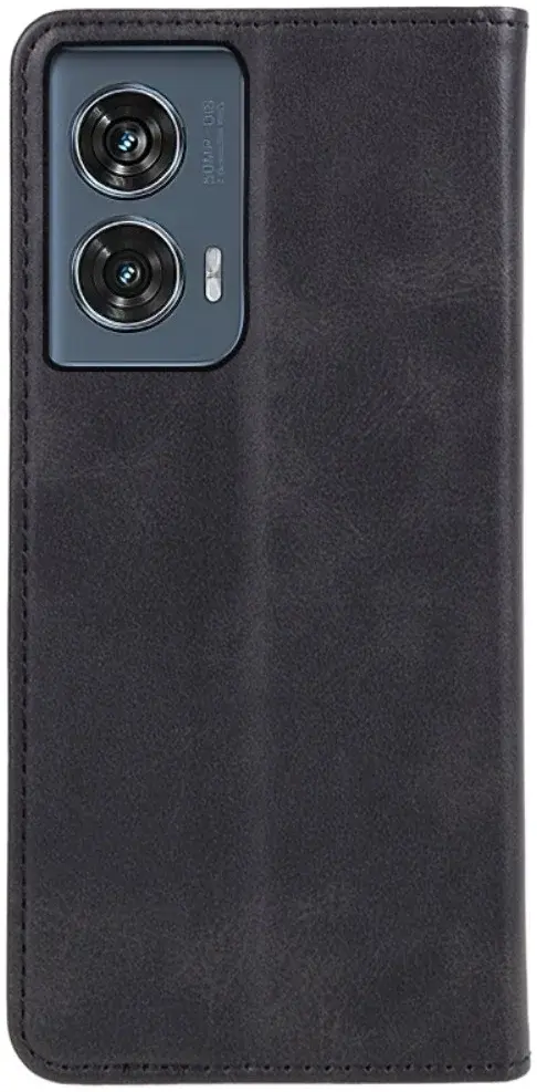 Motorola Edge 50 Fusion Hoesje Wallet Book Case Kunstleer Zwart afbeelding 7