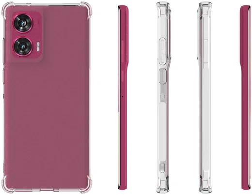 Motorola Edge 50 Fusion Hoesje Dun TPU Back Cover Transparant afbeelding 4