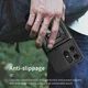 Motorola Edge 50 Pro Hoesje met Camera Slider en Kickstand Ring Zwart afbeelding 2