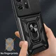 Motorola Edge 50 Pro Hoesje met Camera Slider en Kickstand Ring Zwart afbeelding 8