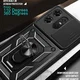 Motorola Edge 50 Pro Hoesje met Camera Slider en Kickstand Ring Zwart afbeelding 9