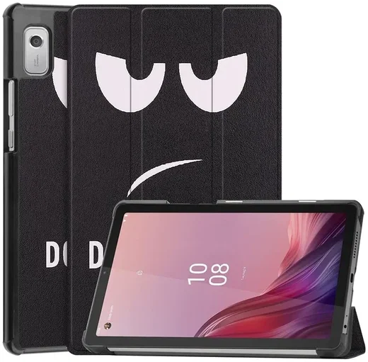 Lenovo Tab M9 Hoes Tri-Fold Book Case met Standaard Don't Touch Me afbeelding 1