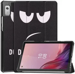 Lenovo Tab M9 Hoes Tri-Fold Book Case met Standaard Don't Touch Me afbeelding