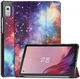 Lenovo Tab M9 Hoes Tri-Fold Book Case met Standaard Galaxy Print afbeelding 1