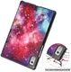 Lenovo Tab M9 Hoes Tri-Fold Book Case met Standaard Galaxy Print afbeelding 2