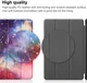 Lenovo Tab M9 Hoes Tri-Fold Book Case met Standaard Galaxy Print afbeelding 6