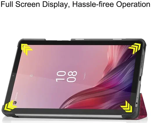 Lenovo Tab M9 Hoes Tri-Fold Book Case met Standaard Galaxy Print afbeelding 7