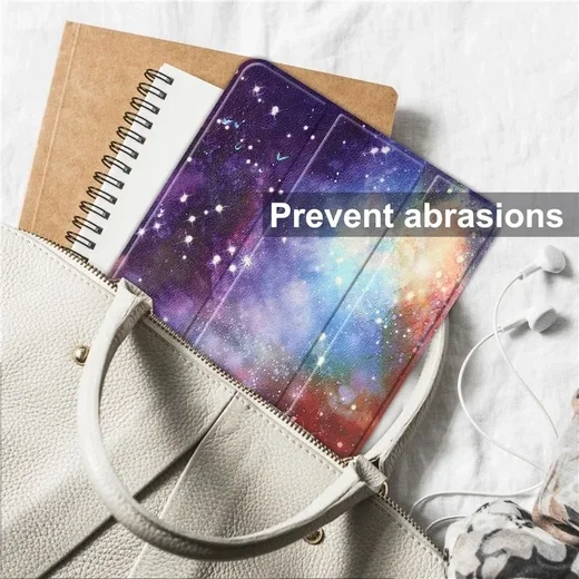 Lenovo Tab M9 Hoes Tri-Fold Book Case met Standaard Galaxy Print afbeelding 8