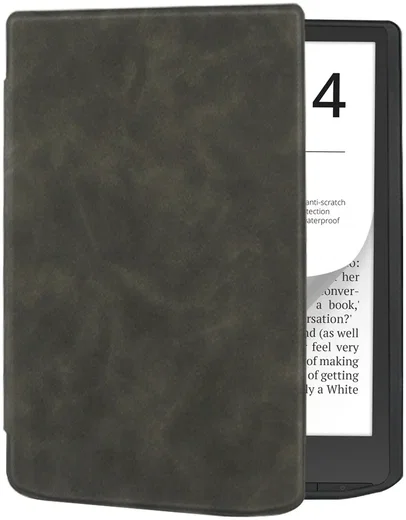 PocketBook InkPad 4 Hoes E-Reader Book Case Beschermhoes Grijs afbeelding 8