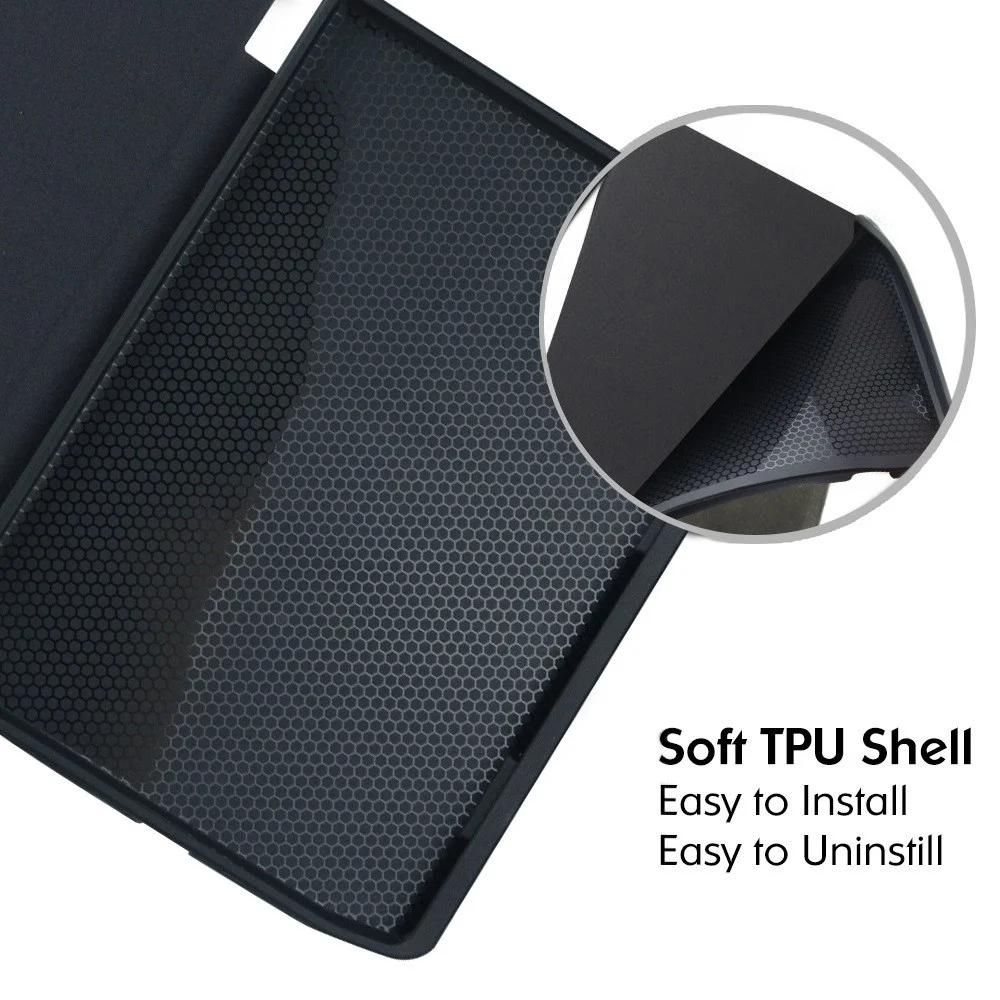 PocketBook InkPad 4 Hoes E-Reader Book Case Beschermhoes Grijs afbeelding 3
