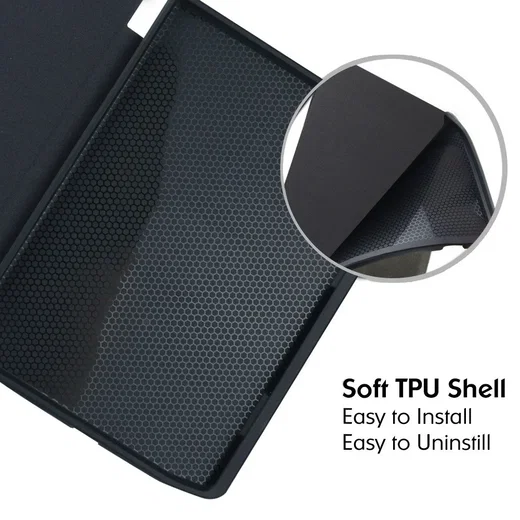 PocketBook InkPad 4 Hoes E-Reader Book Case Beschermhoes Grijs afbeelding 3