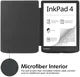 PocketBook InkPad 4 Hoes E-Reader Book Case Beschermhoes Grijs afbeelding 6