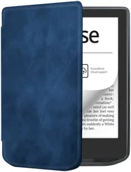 PocketBook Verse Pro Hoes Book Case Sleep Cover Beschermhoes Blauw afbeelding