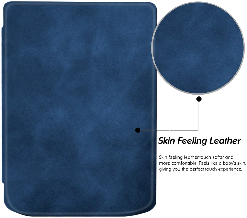 PocketBook Verse Pro Hoes Book Case Sleep Cover Beschermhoes Blauw afbeelding 6