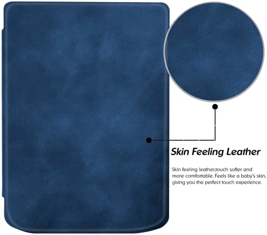 PocketBook Verse Pro Hoes Book Case Sleep Cover Beschermhoes Blauw afbeelding 6