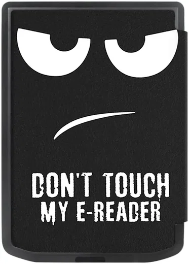 PocketBook Verse Pro Hoes Book Case Sleep Cover Beschermhoes Don't Touch Print afbeelding 6