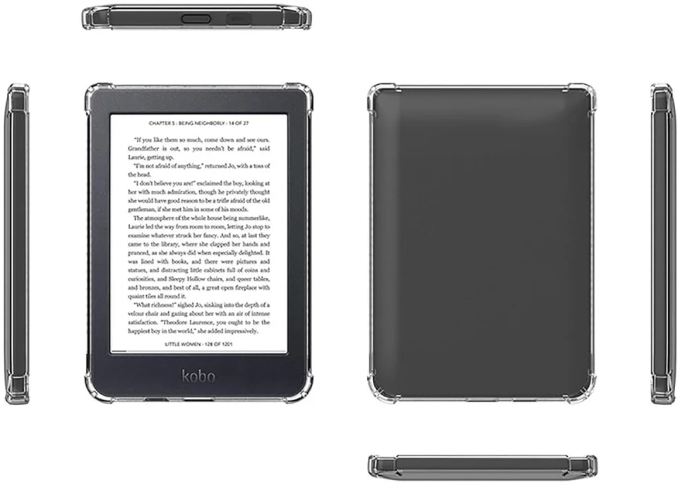 Kobo Nia Hoes Schokbestendige TPU Back Cover Transparant afbeelding 5