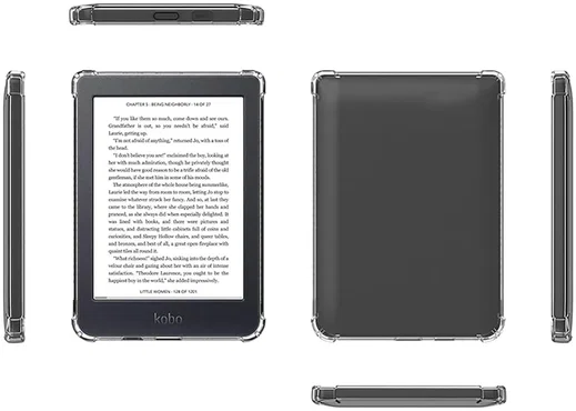 Kobo Nia Hoes Schokbestendige TPU Back Cover Transparant afbeelding 5