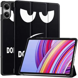 Xiaomi Redmi Pad Pro / Poco Pad Hoes Book Case Sleep/Wake Don't Touch Print afbeelding