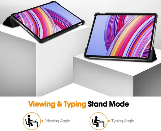 Xiaomi Redmi Pad Pro / Poco Pad Hoes Book Case Sleep/Wake Don't Touch Print afbeelding 4