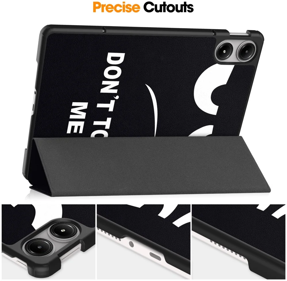 Xiaomi Redmi Pad Pro / Poco Pad Hoes Book Case Sleep/Wake Don't Touch Print afbeelding 6