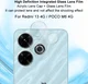 Imak Xiaomi Redmi 13 4G / Poco M6 Camera Lens Protector + Lens Cap Clear afbeelding 2