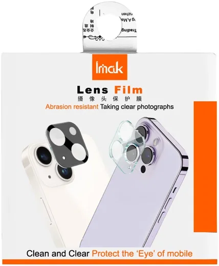 Imak Xiaomi Redmi 13 4G / Poco M6 Camera Lens Protector + Lens Cap Clear afbeelding 7