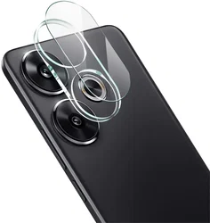 Imak Xiaomi Poco F6 Camera Lens Protector + Lens Cap Clear afbeelding