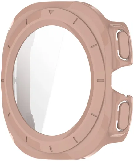 Samsung Galaxy Watch Ultra Hoesje - Bumper Case met Tempered Glass - Roze afbeelding 2
