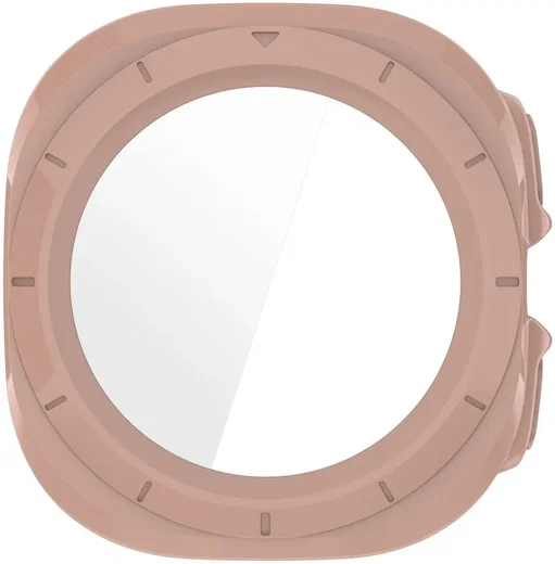 Samsung Galaxy Watch Ultra Hoesje - Bumper Case met Tempered Glass - Roze afbeelding 4