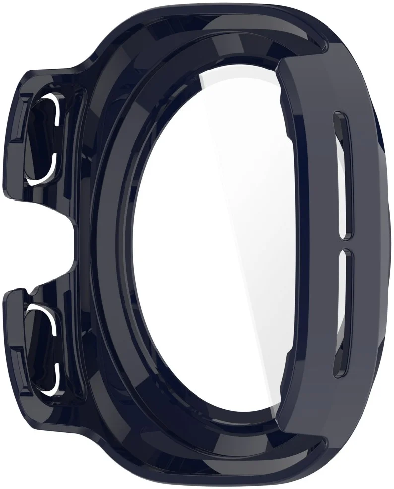 Samsung Galaxy Watch Ultra Hoesje - Bumper Case met Tempered Glass - Blauw afbeelding 3
