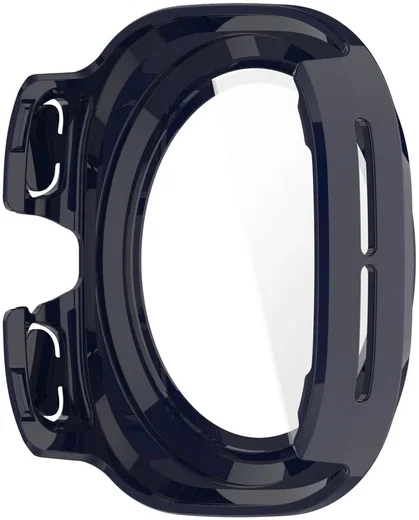 Samsung Galaxy Watch Ultra Hoesje - Bumper Case met Tempered Glass - Blauw afbeelding 3