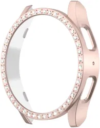 Samsung Galaxy Watch 7 44MM Hoesje - Hard Plastic - Diamant Roze afbeelding