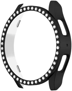 Samsung Galaxy Watch 7 44MM Hoesje - Hard Plastic - Diamant Zwart