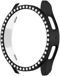 Samsung Galaxy Watch 7 44MM Hoesje - Hard Plastic - Diamant Zwart afbeelding