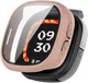 Fitbit Ace LTE Hoesje Bumper met Ingebouwde Tempered Glass Roze afbeelding 1