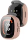 Fitbit Ace LTE Hoesje Bumper met Ingebouwde Tempered Glass Roze afbeelding 2