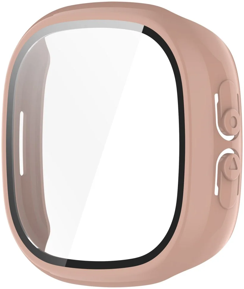 Fitbit Ace LTE Hoesje Bumper met Ingebouwde Tempered Glass Roze afbeelding 4