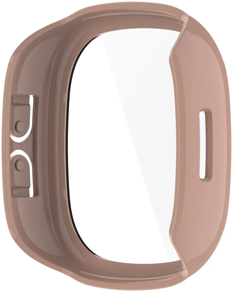 Fitbit Ace LTE Hoesje Bumper met Ingebouwde Tempered Glass Roze afbeelding 5
