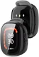 Fitbit Ace LTE Hoesje Bumper met Ingebouwde Tempered Glass Zwart afbeelding 2
