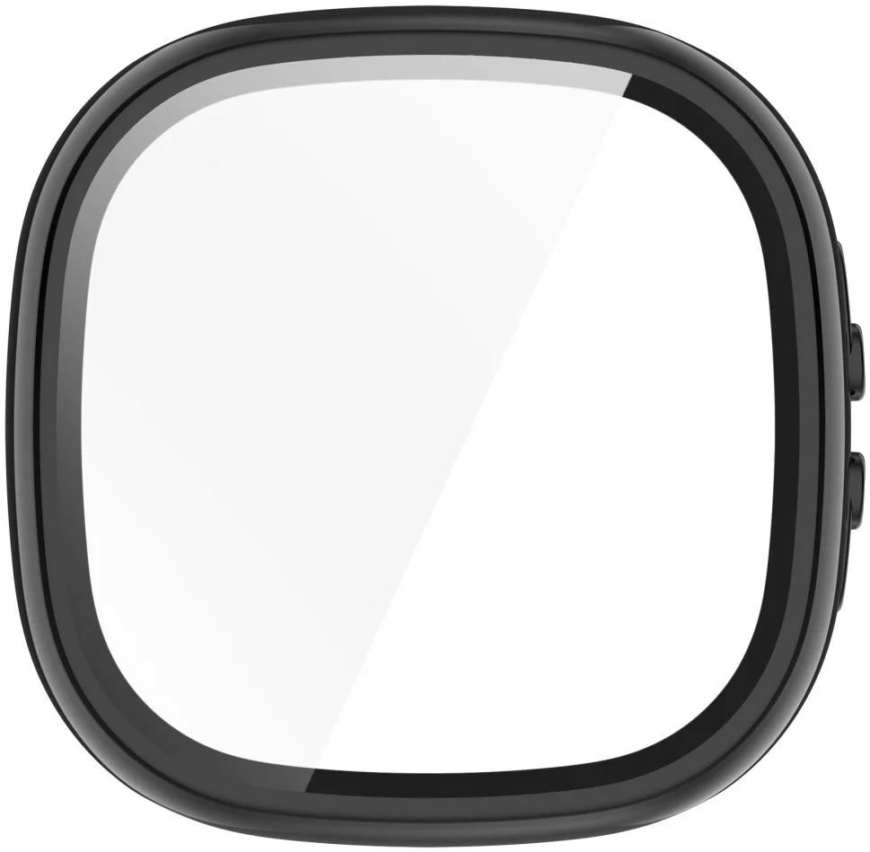 Fitbit Ace LTE Hoesje Bumper met Ingebouwde Tempered Glass Zwart afbeelding 6