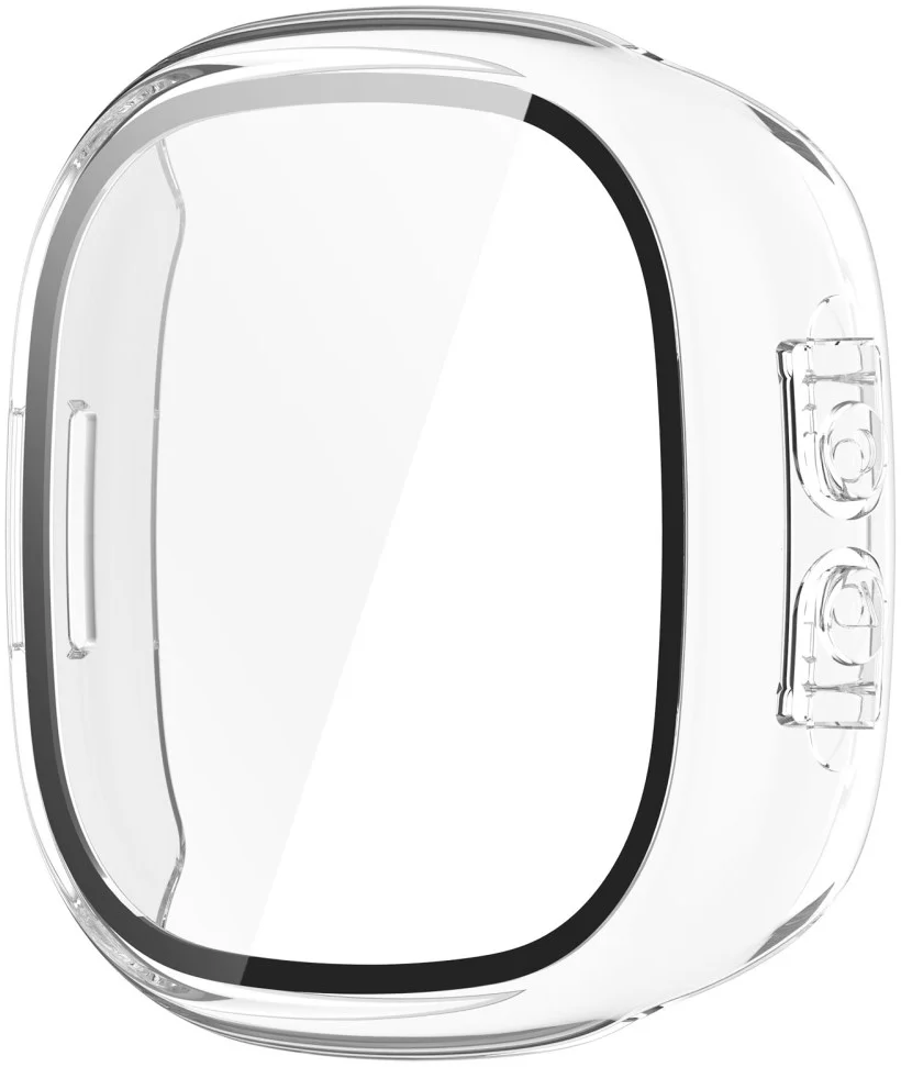 Fitbit Ace LTE Hoesje Bumper met Ingebouwde Tempered Glass Transparant afbeelding 4